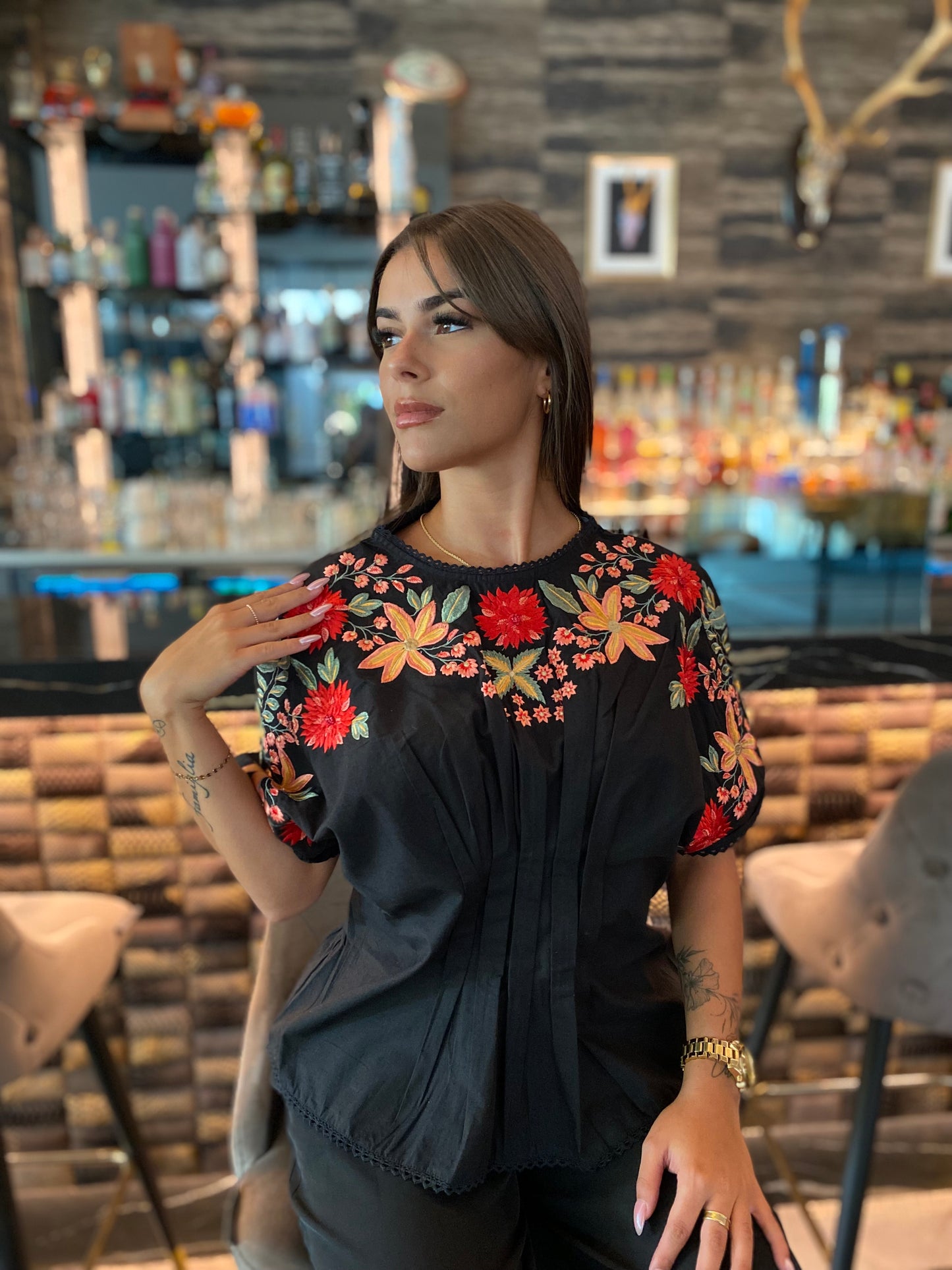 Blouse brodée Emi❤️