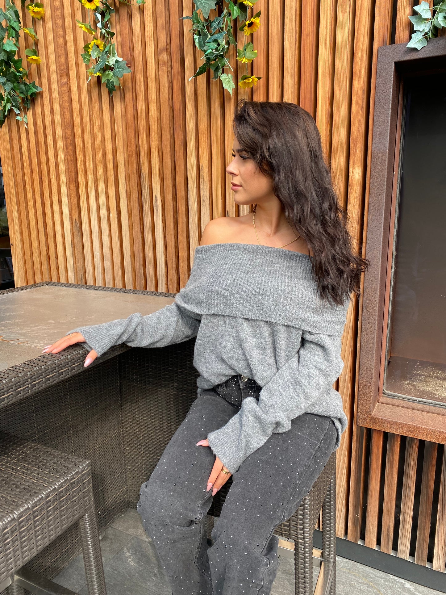 Pull Brigitte gris🩶