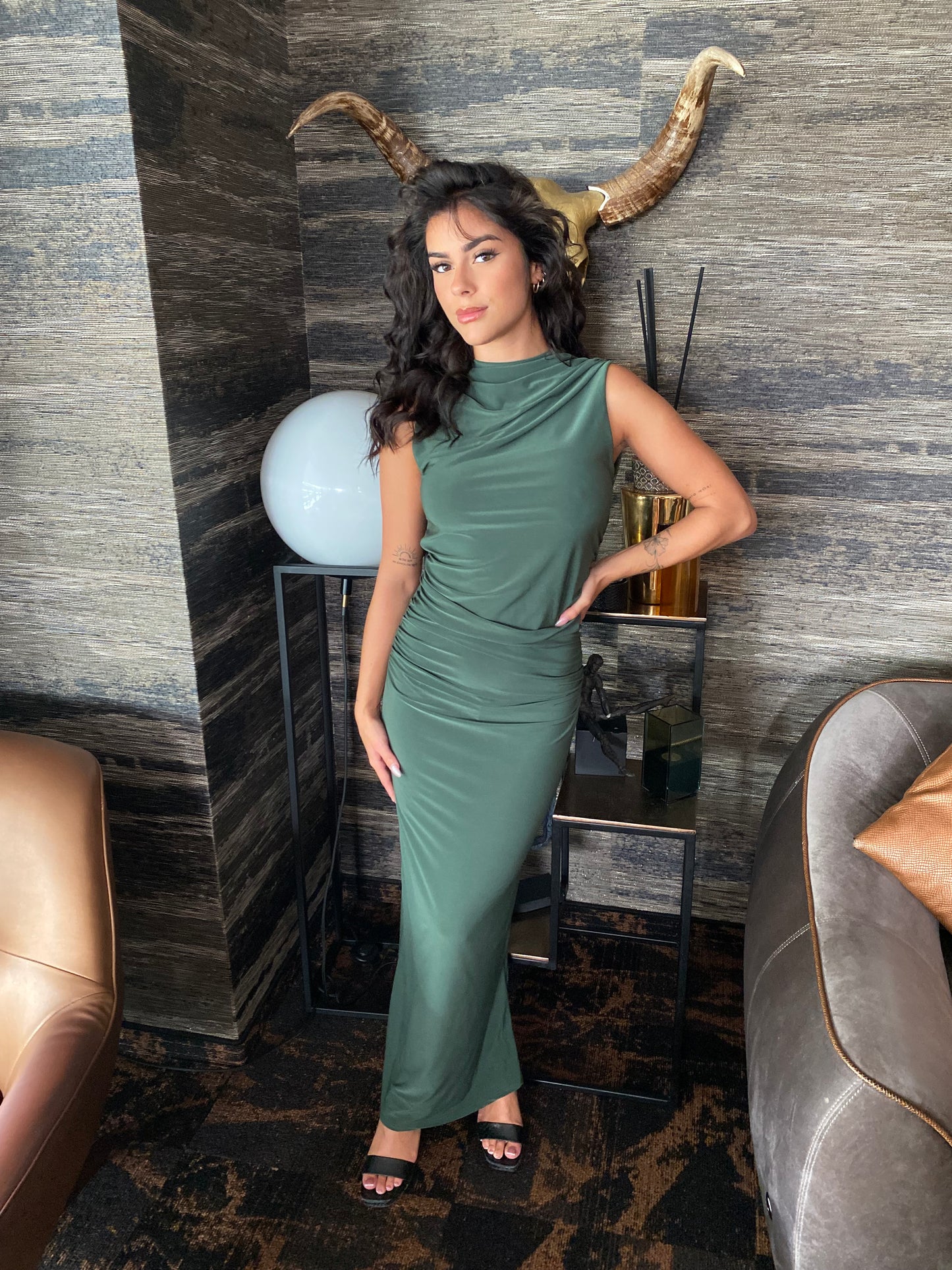 Robe Tina kaki💚