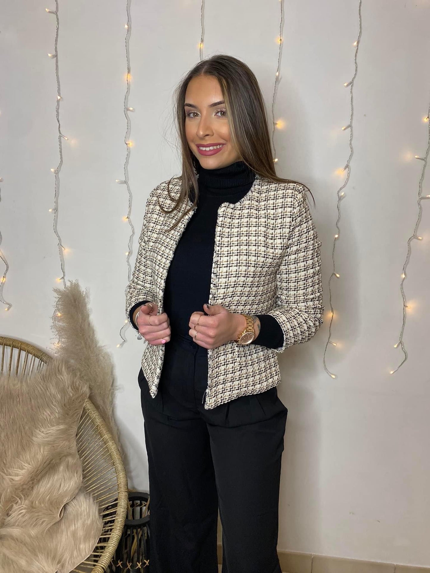 Veste en tweed