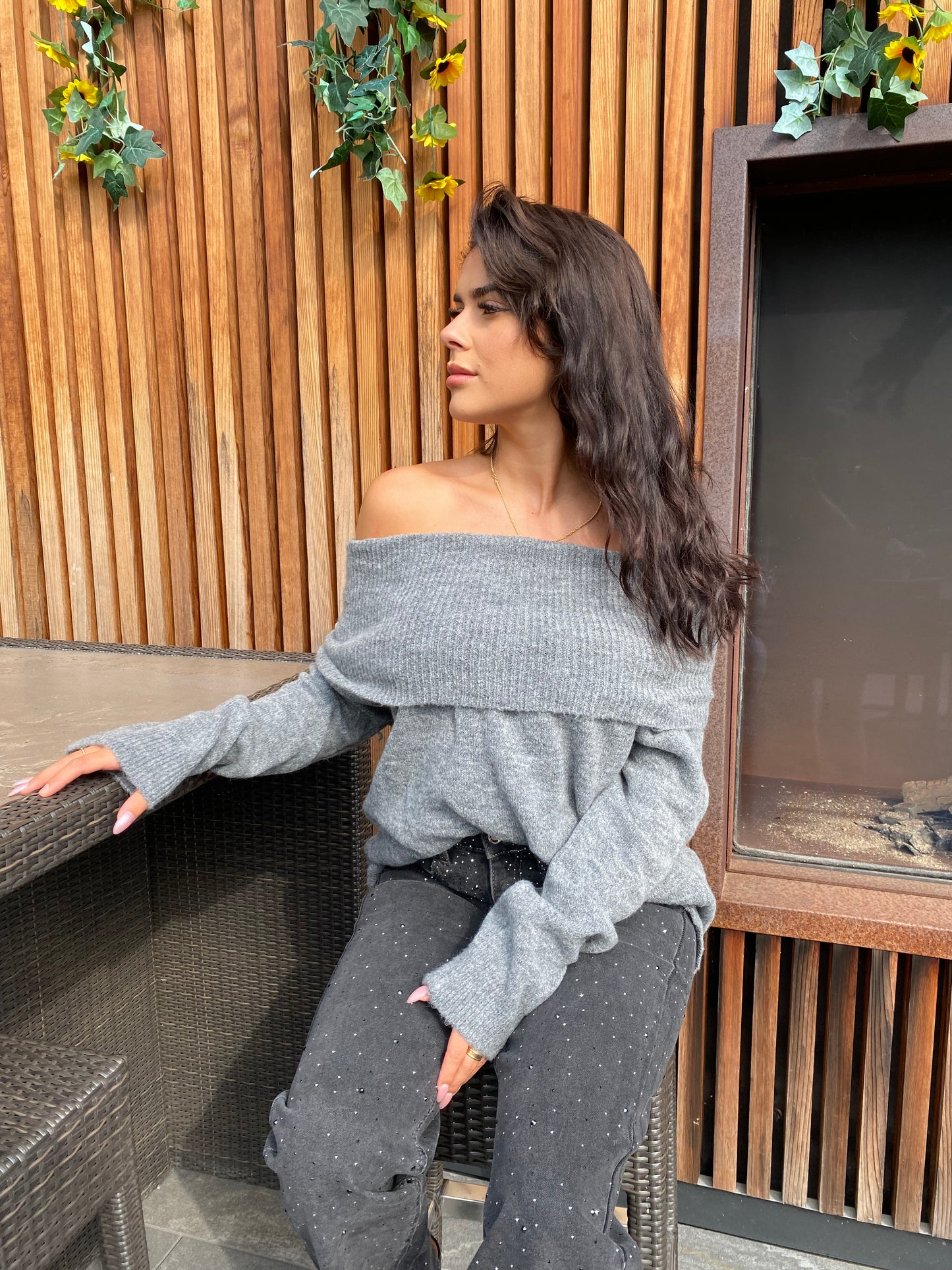Pull Brigitte gris🩶