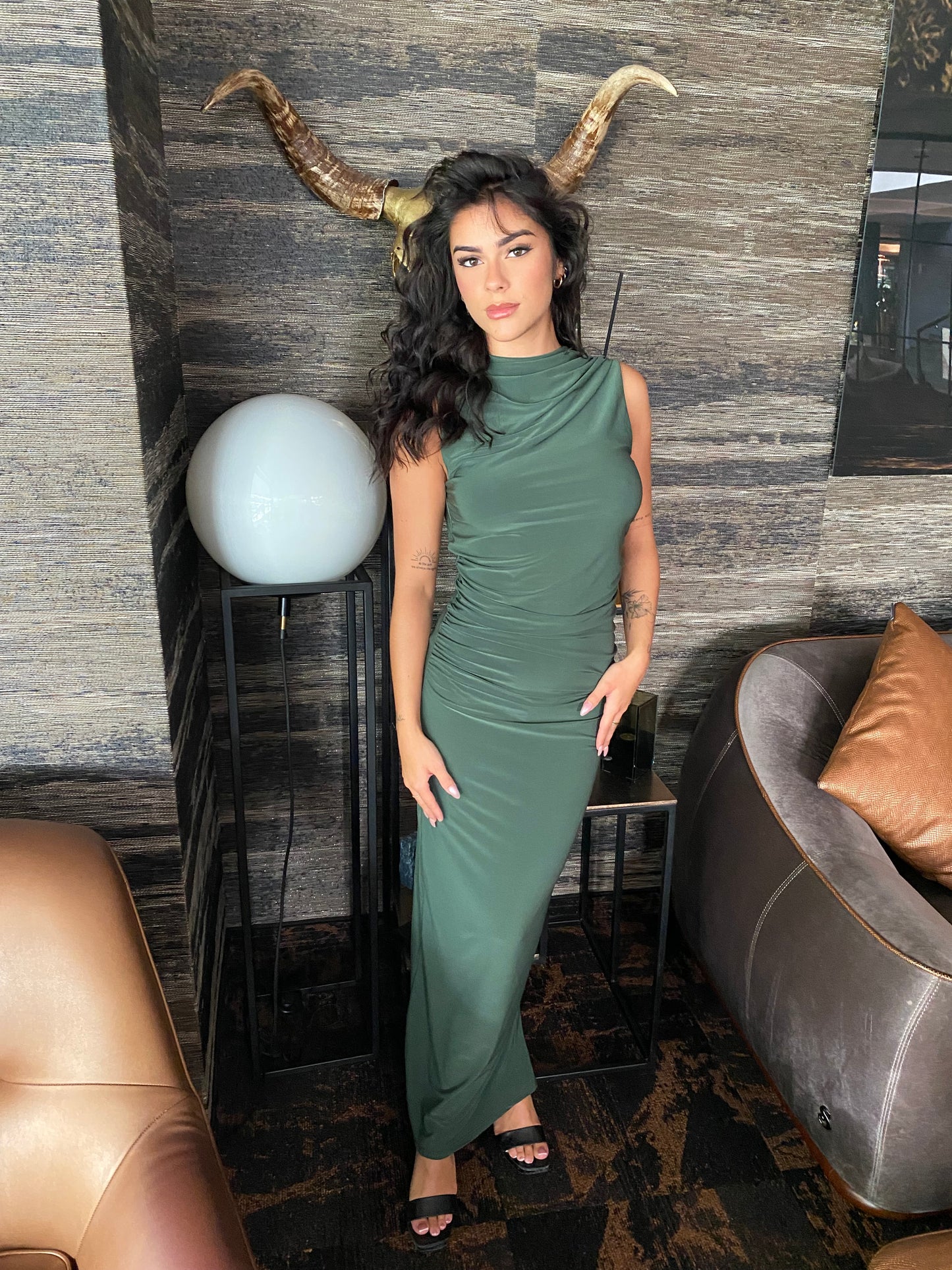 Robe Tina kaki💚