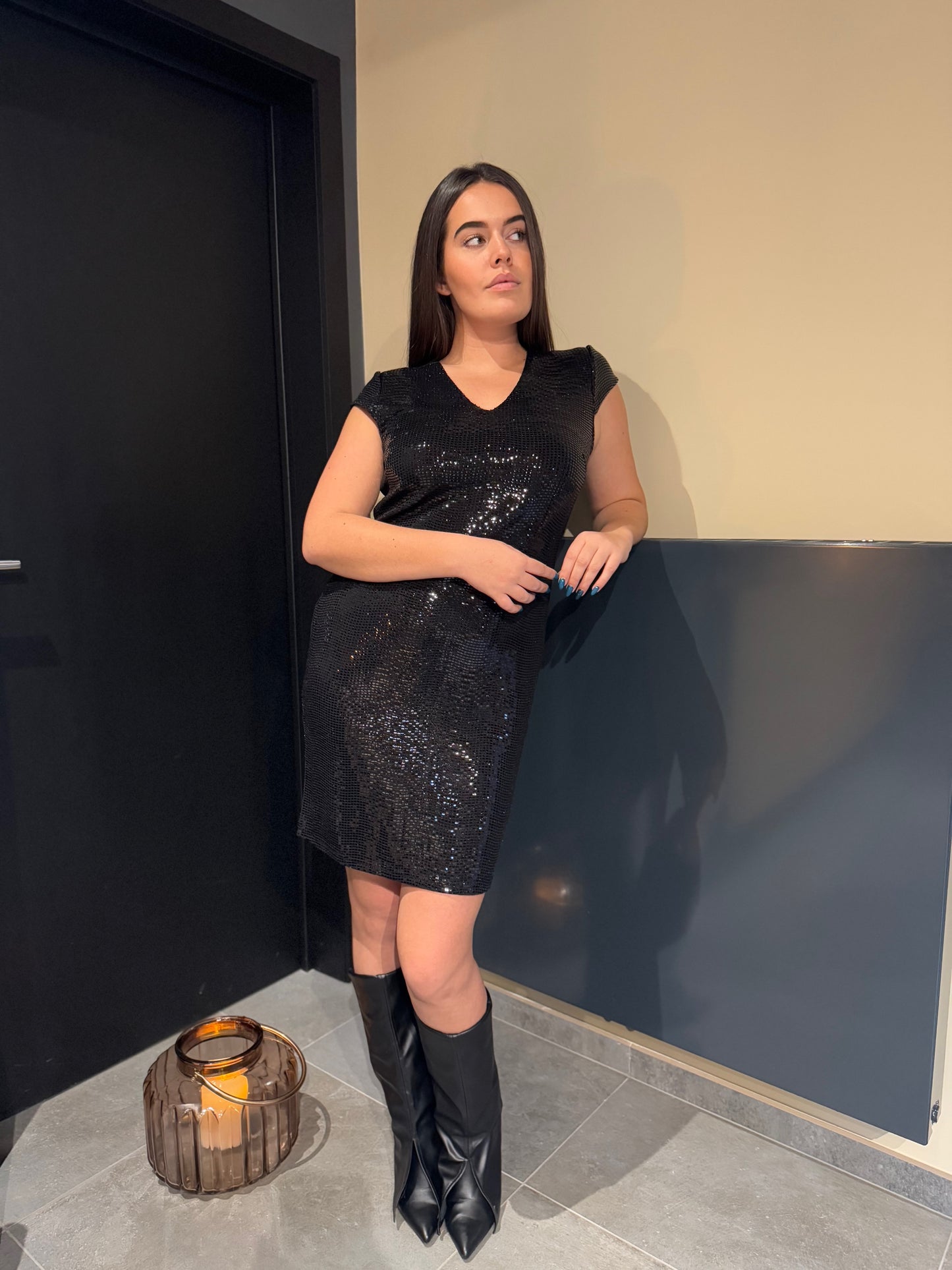 Robe noire Bianca