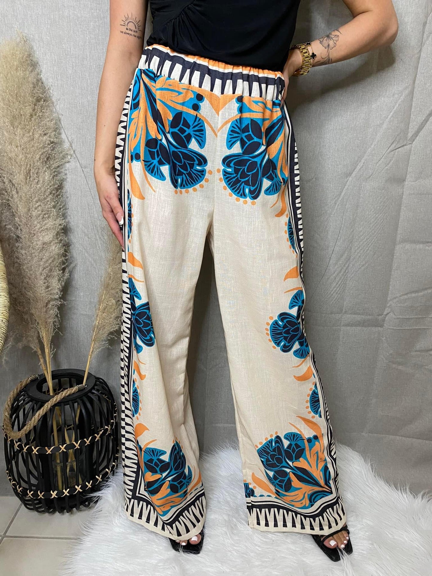 Pantalon motif