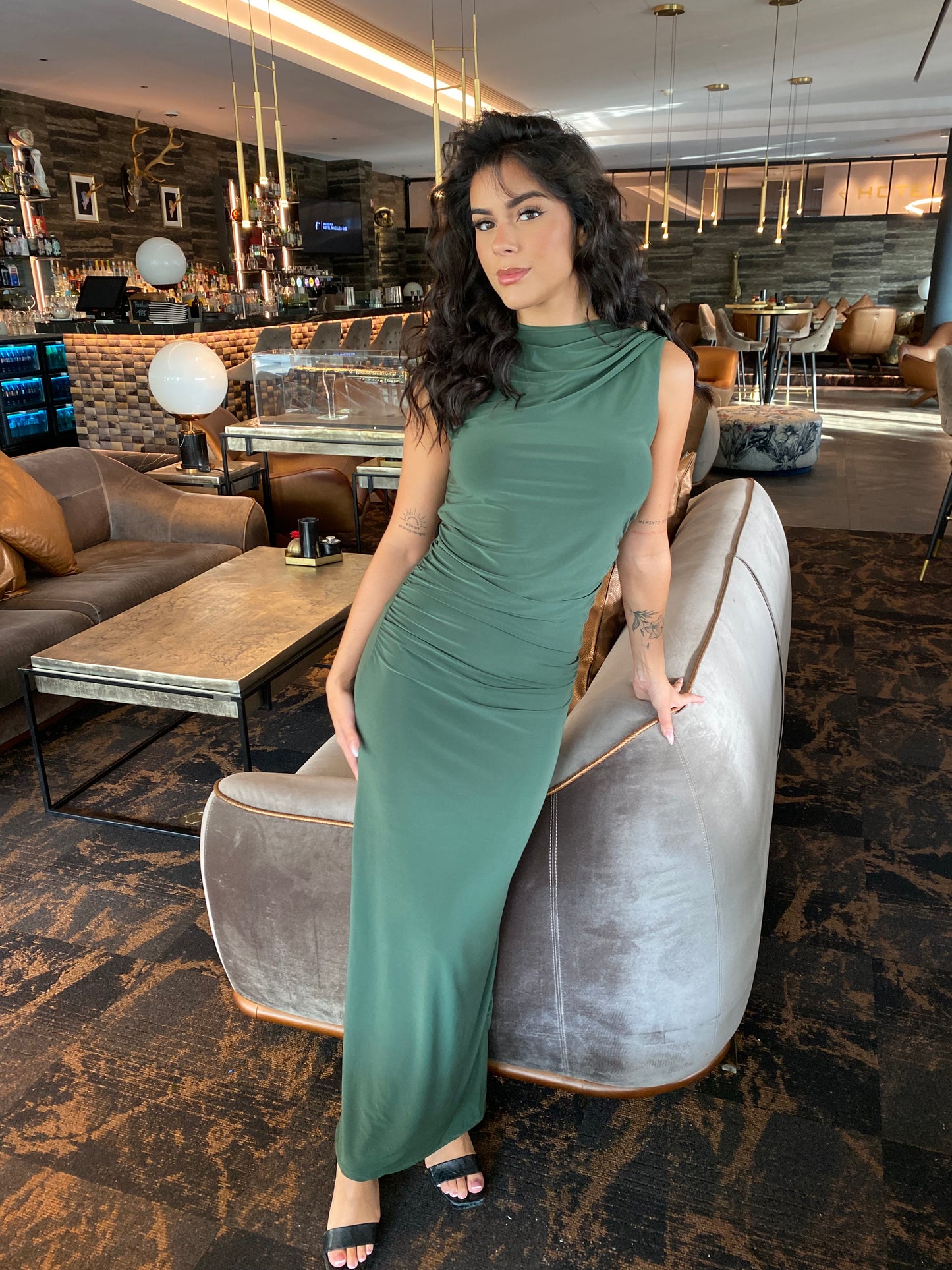 Robe Tina kaki💚