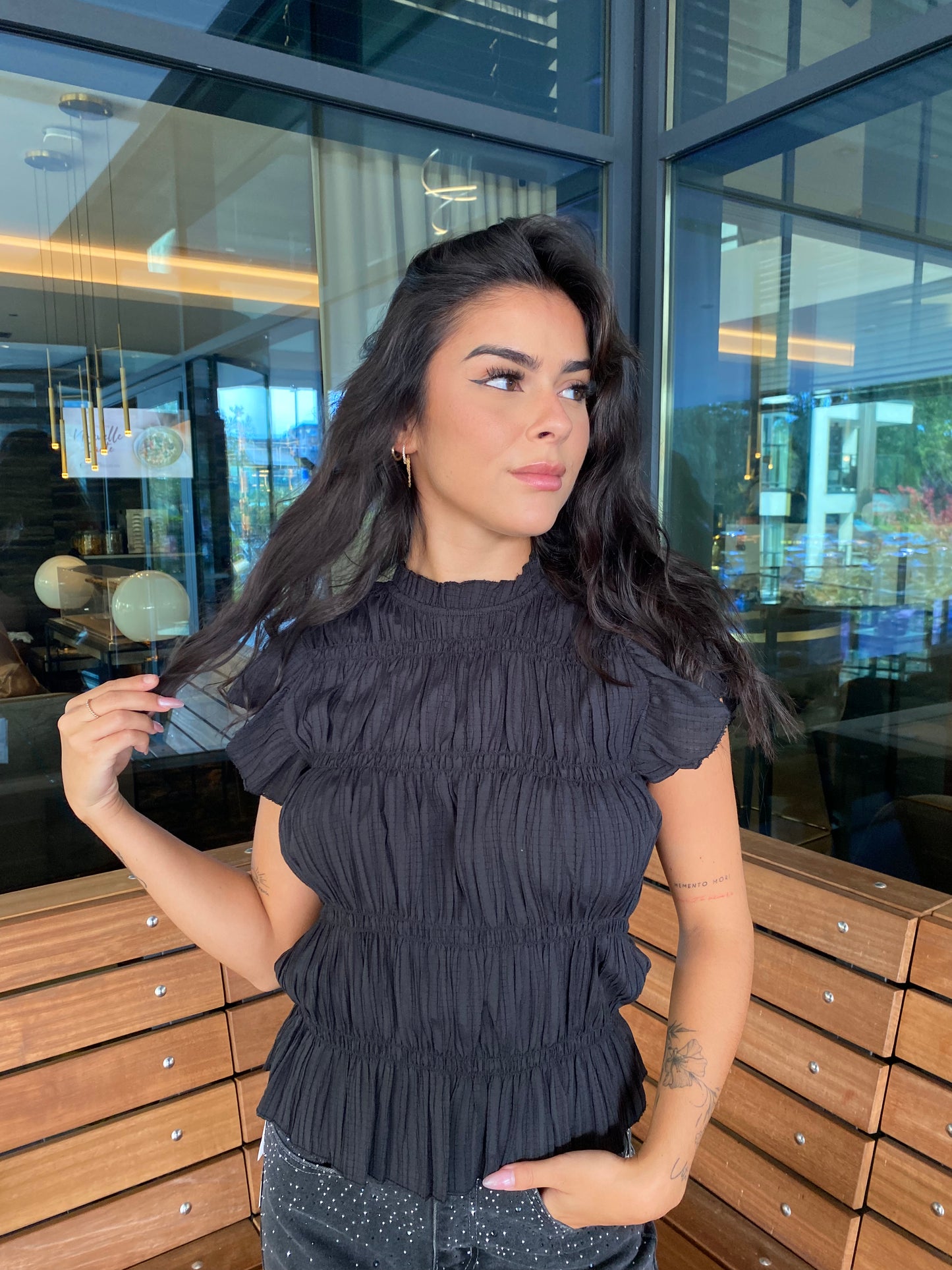 Blouse Mona noire