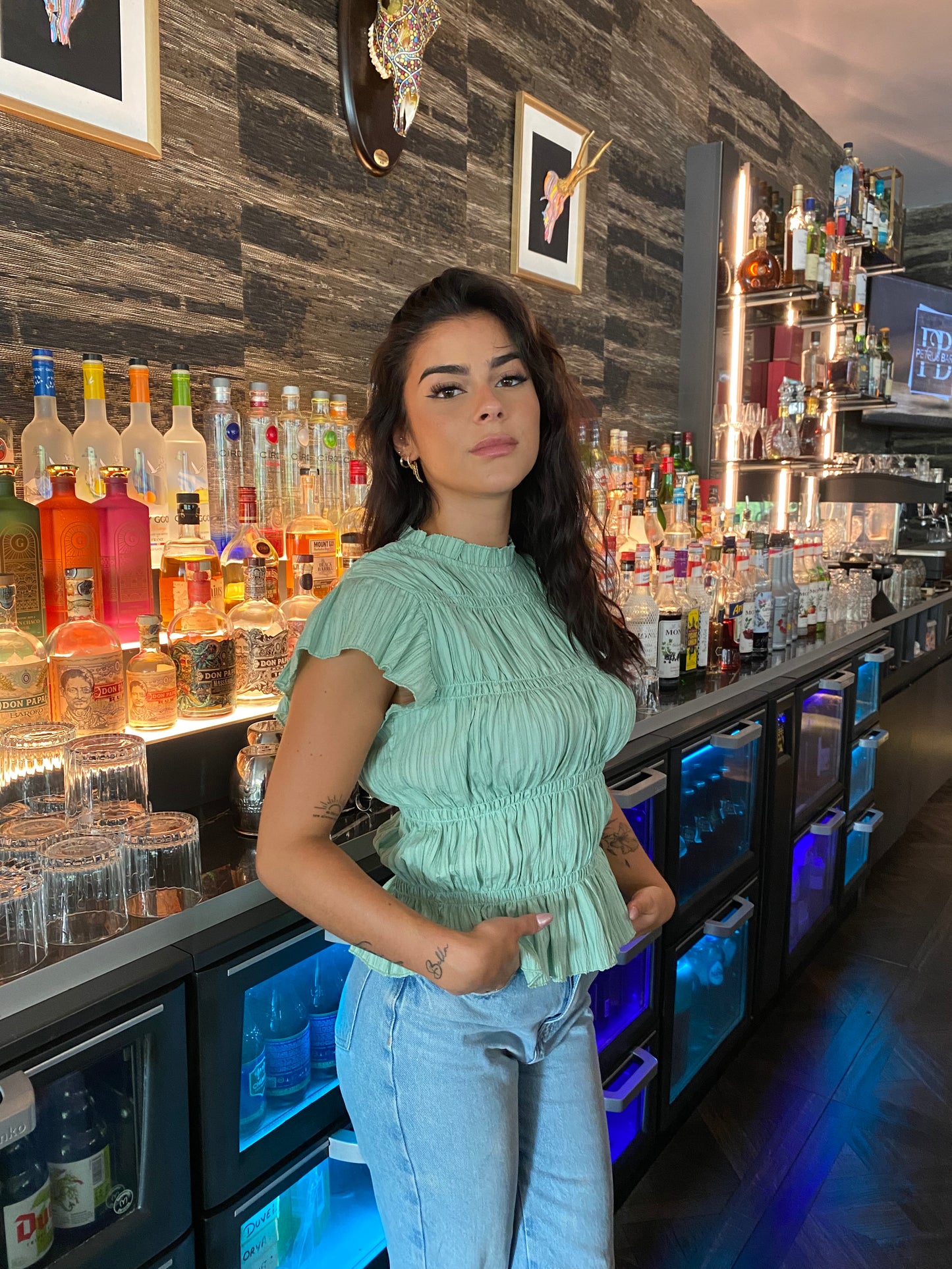 Blouse Mona verte