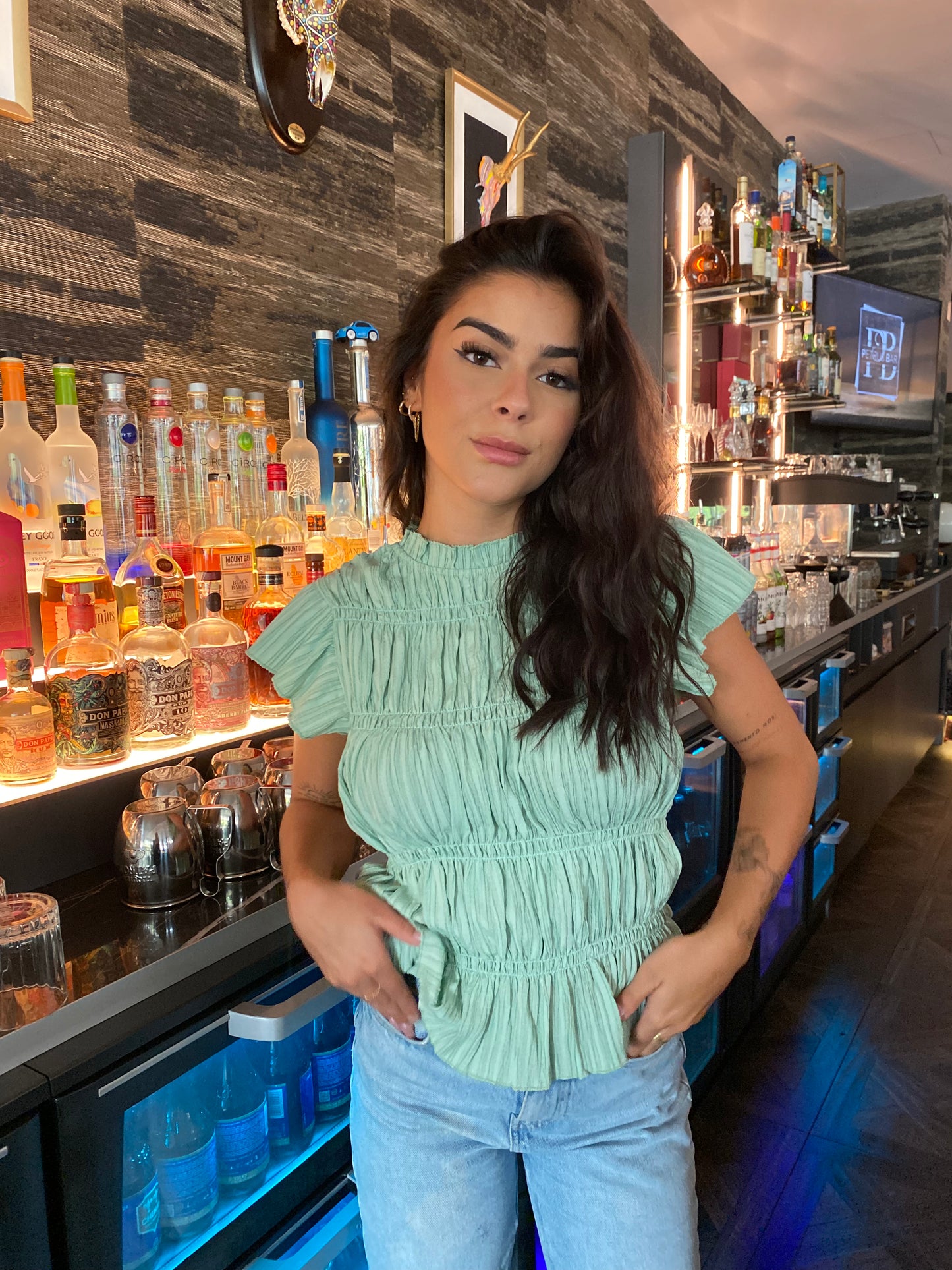 Blouse Mona verte