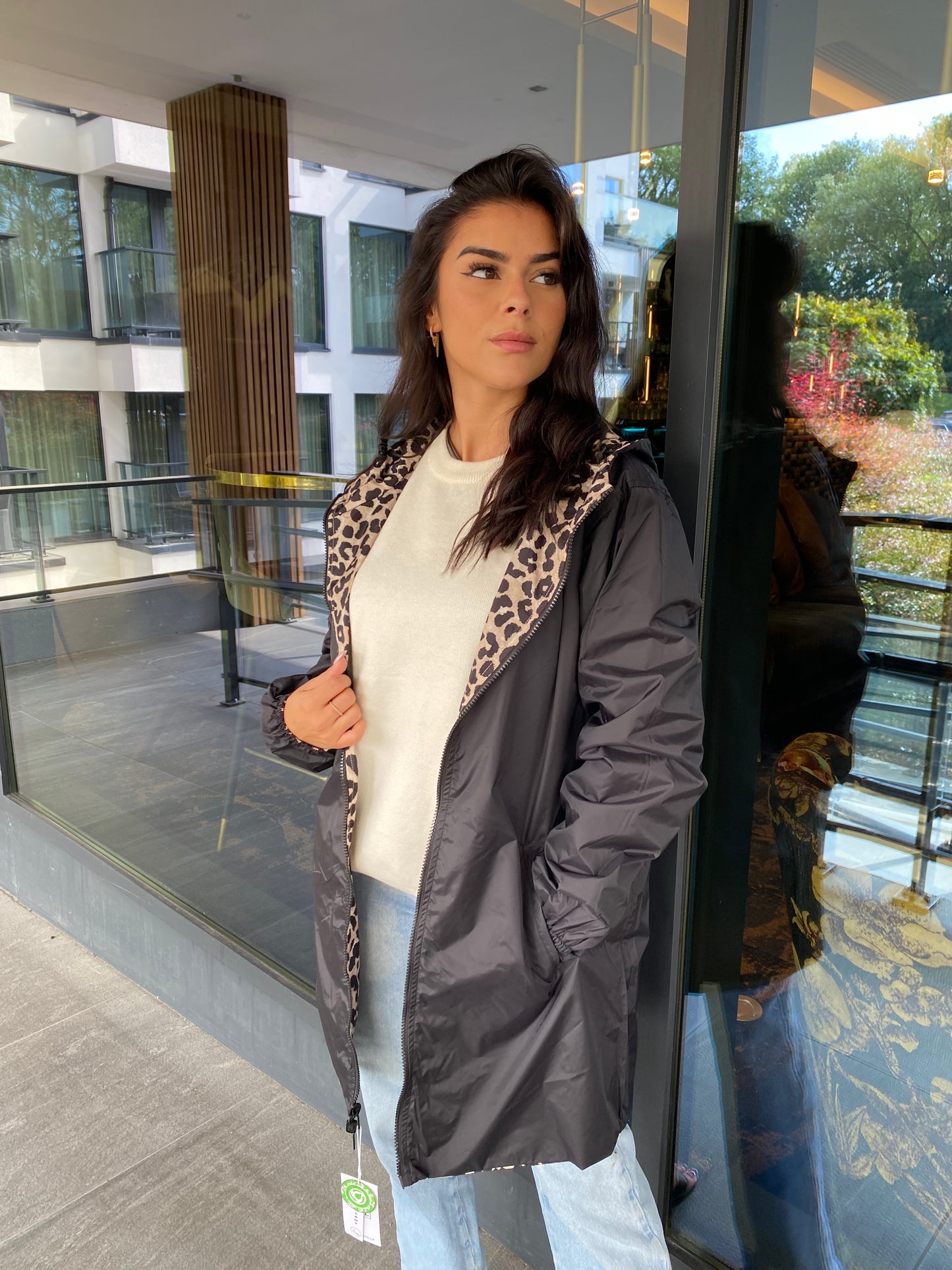 Imperméable réversible