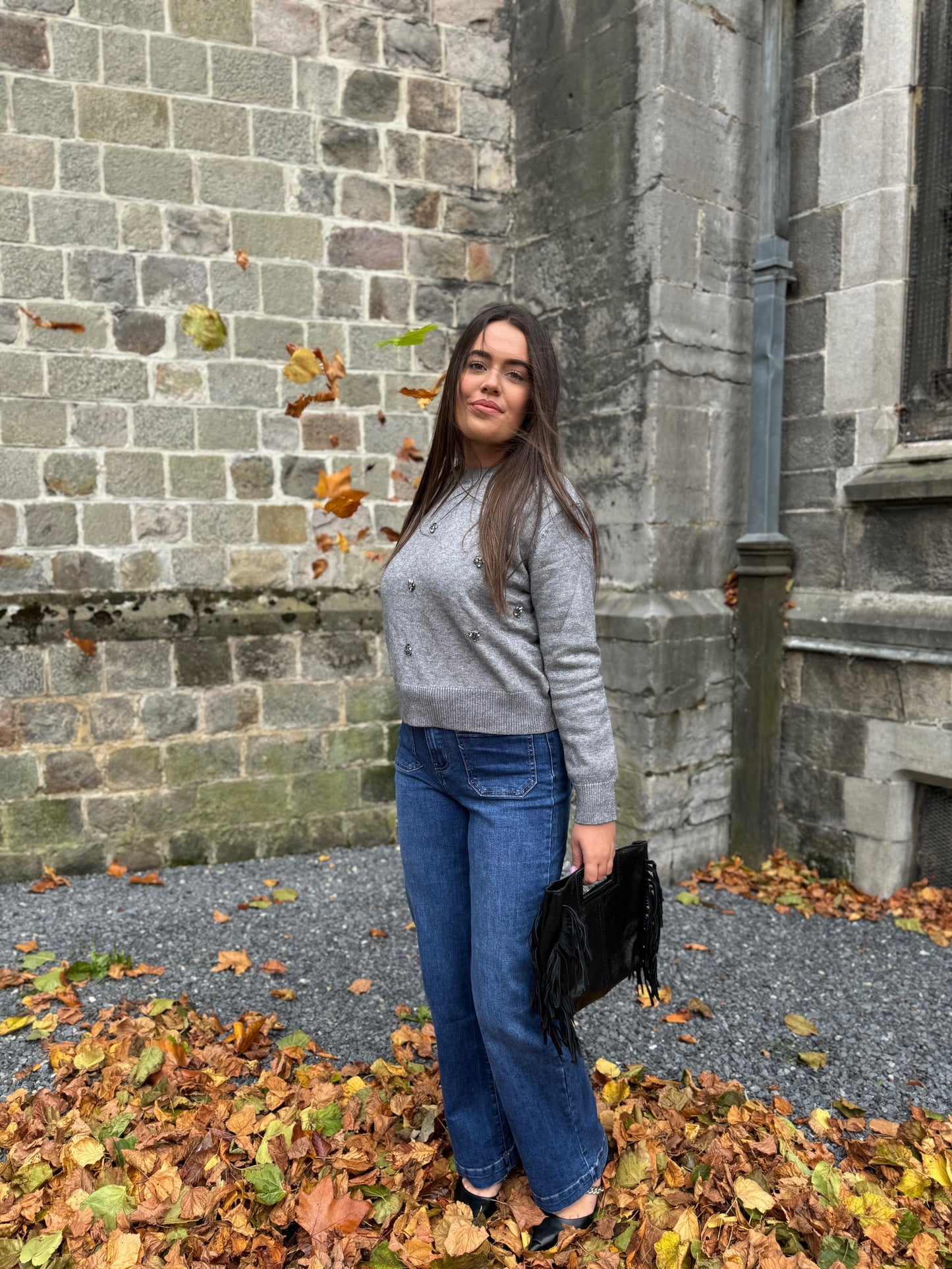 Pull Perla gris 🤍