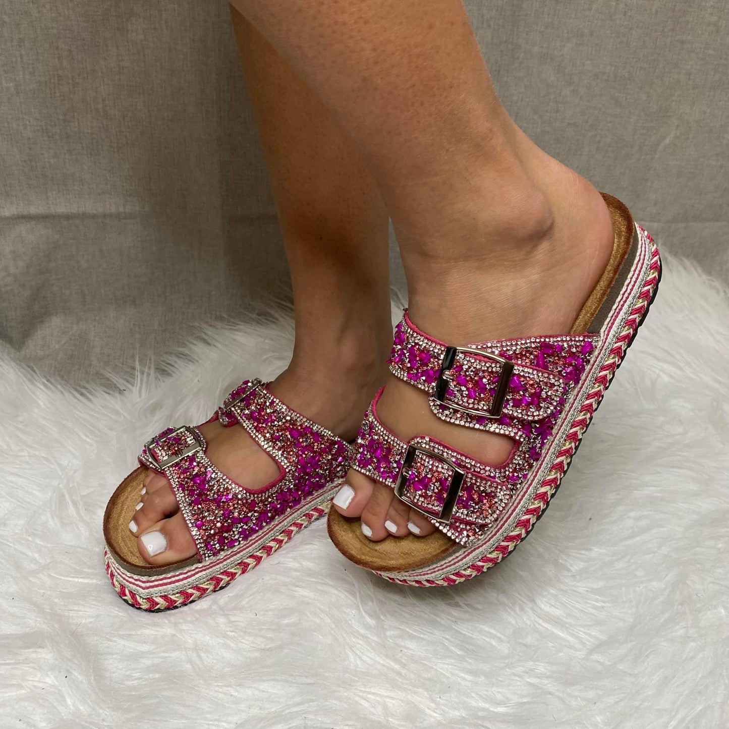 Mules roses